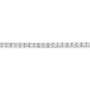 ESTATE 8.0CT DIAMOND 14KT WHITE GOLD 3D CLASSIC ROUND TENNIS BRACELET