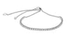 .79CT DIAMOND 14KT WHITE GOLD 3D CLASSIC FLEXIBILE ADJUSTABLE TENNIS BRACELET