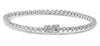 ESTATE 1.88CT DIAMOND 14KT WHITE GOLD 3D CLASSIC ROUND TENNIS BRACELET