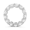 ESTATE LARGE 6.55CT DIAMOND PLATINUM 3D ROUND CLASSIC ETERNITY ANNIVERSARY RING