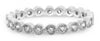 .47CT DIAMOND 14KT WHITE GOLD 3D ROUND INFINITY ETERNITY ANNIVERSARY LOVE RING