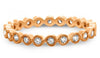 .47CT DIAMOND 14KT ROSE GOLD 3D ROUND INFINITY ETERNITY ANNIVERSARY LOVE RING