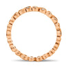 .47CT DIAMOND 14KT ROSE GOLD 3D ROUND INFINITY ETERNITY ANNIVERSARY LOVE RING