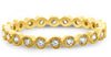 .47CT DIAMOND 14KT YELLOW GOLD 3D ROUND INFINITY ETERNITY ANNIVERSARY LOVE RING