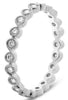 .47CT DIAMOND 14KT WHITE GOLD 3D ROUND INFINITY ETERNITY ANNIVERSARY LOVE RING