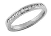 .27CT DIAMOND 14KT WHITE GOLD 3D CLASSIC ROUND 12 STONE CHANNEL ANNIVERSARY RING