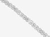 ESTATE 5.0CT DIAMOND 14KT WHITE GOLD 3D ROUND CLASSIC TENNIS BRACELET